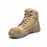 DEWALT Men's Akron Side Zip Steel Toe Safety Boot, Sand, UK7 (EU41)